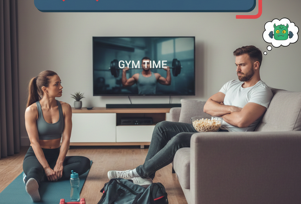 Signs That Your Life Partner Is Jealous of the Gym